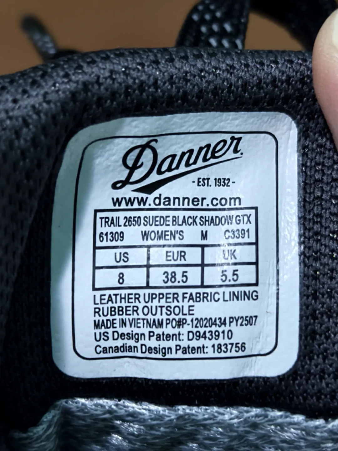 Danner 2650悄悄换成猪皮了?客服确认“目前批次都是猪皮的”,买这双优等生前先查批次