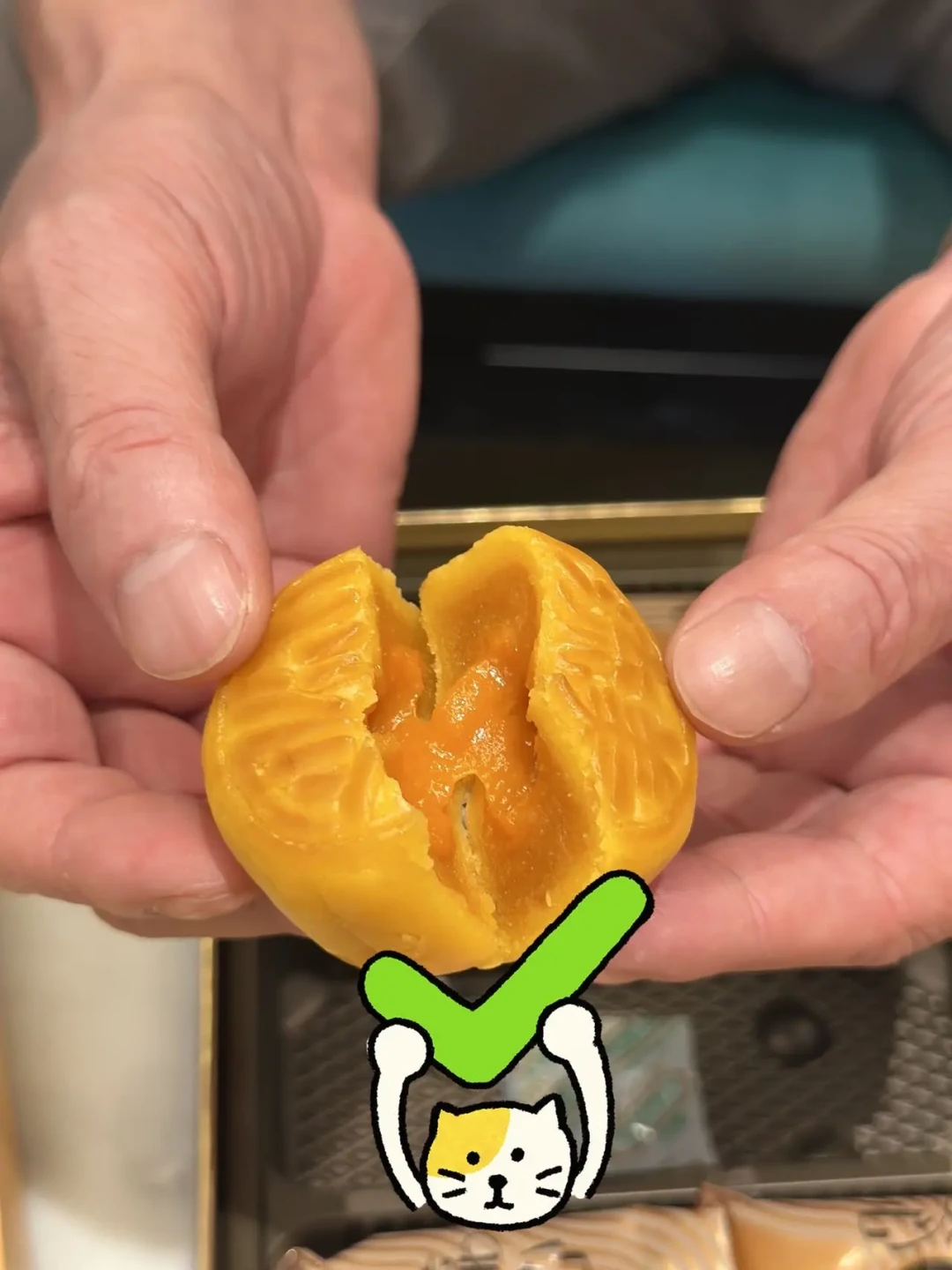 美心流心月饼假货
