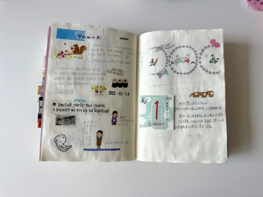 新本子到手先泡水,拿“垃圾”贴满全书:80万赞的垃圾手帐,是手账圈算明白的一笔账