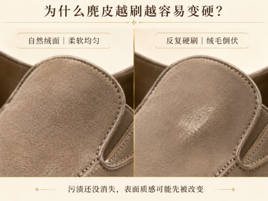 麂皮真的不能碰水？把万赞教程和翻车帖都看完，答案找到了