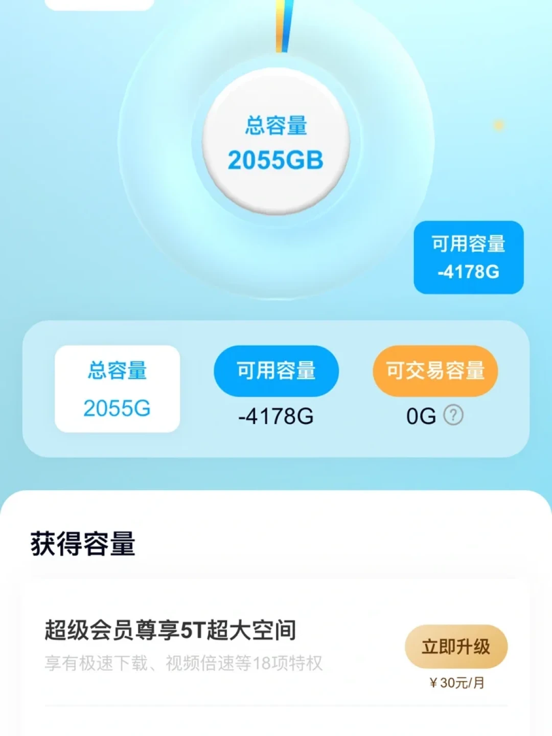 一年没登录,1953G容量被回收:你的百度网盘容量,到底有多少是真正