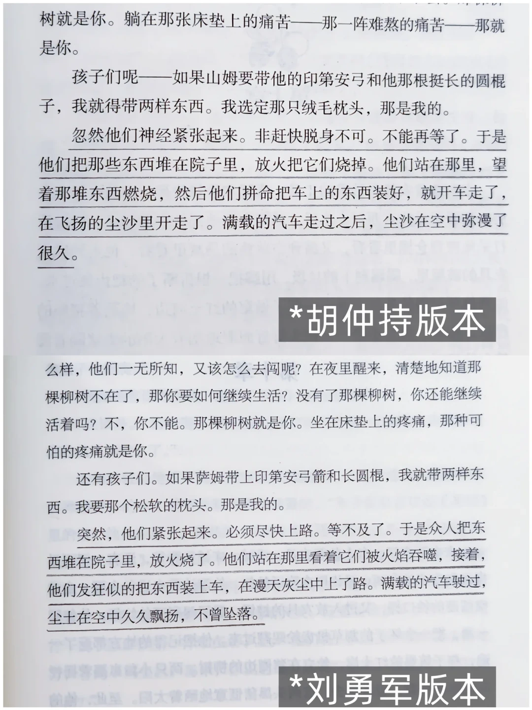 译文对比