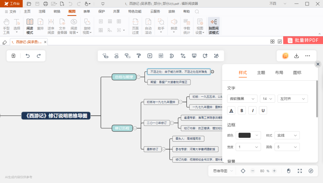 福昕AI功能“限时免费”还是“仅订阅用户”?开学前把三个入口的边界和价格捋清楚