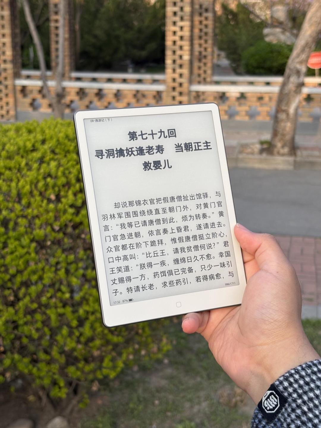 汉王Clear7锦鲤户外阅读实拍