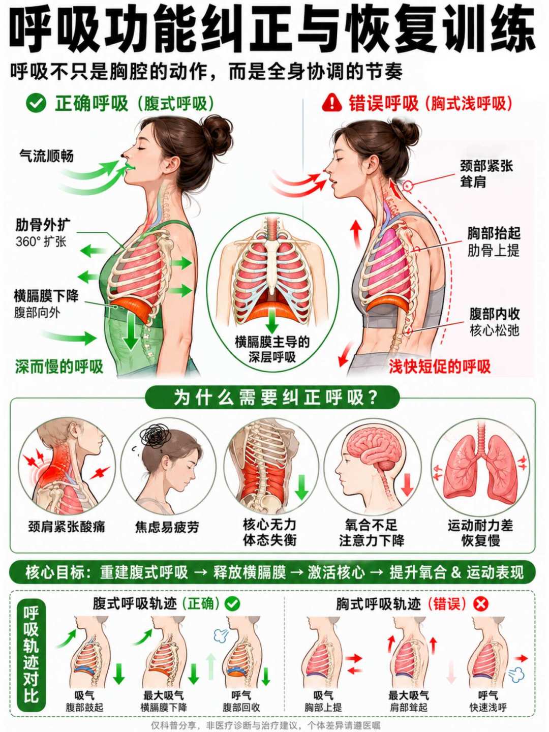 深呼吸,越吸越慌?比完5种热门呼吸法的机制和证据,先选对再开始练