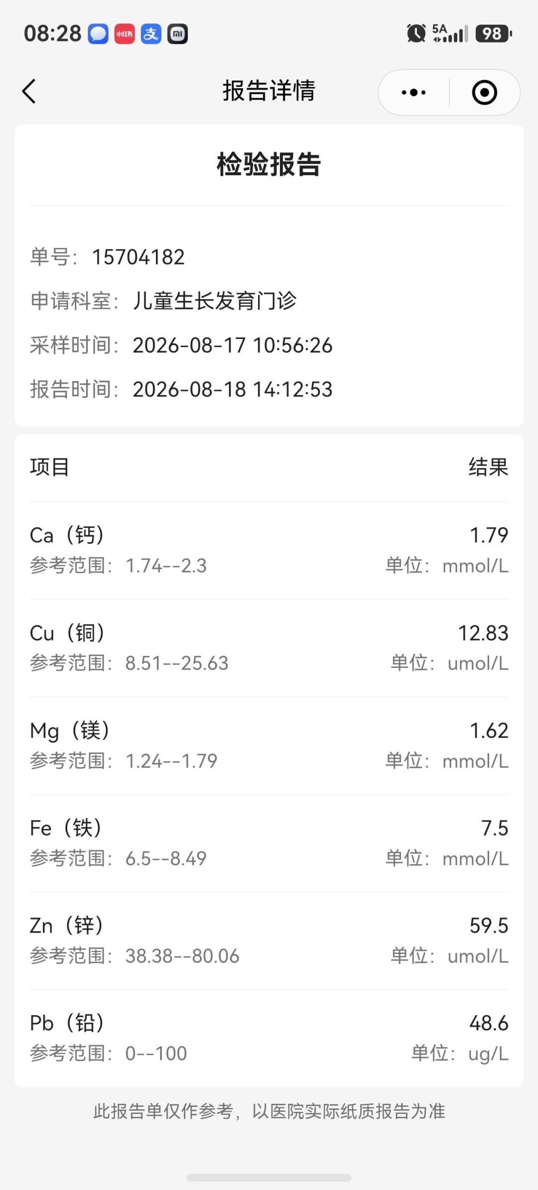 喝皇家带娃测了血铅:32、44、48.6,到底多高算高、哪部分是虚惊