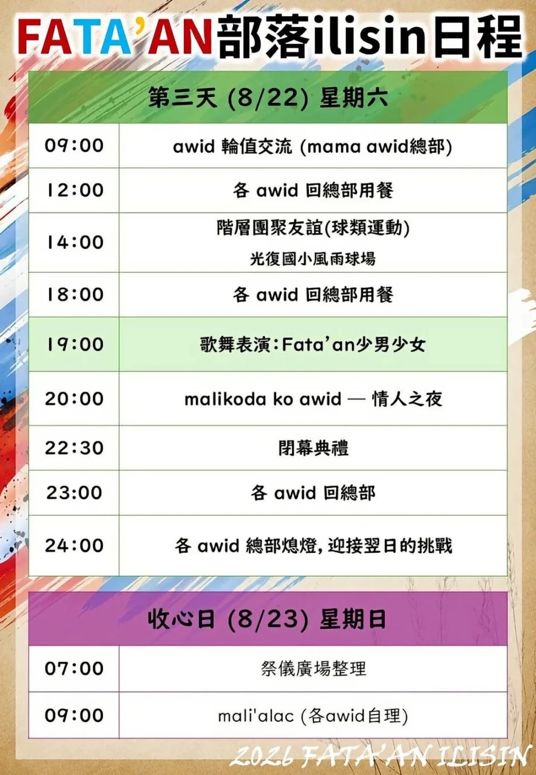 阿美族丰年祭进入收官:“迎宾日”规则、舞圈禁忌和明年的行程,一次讲清