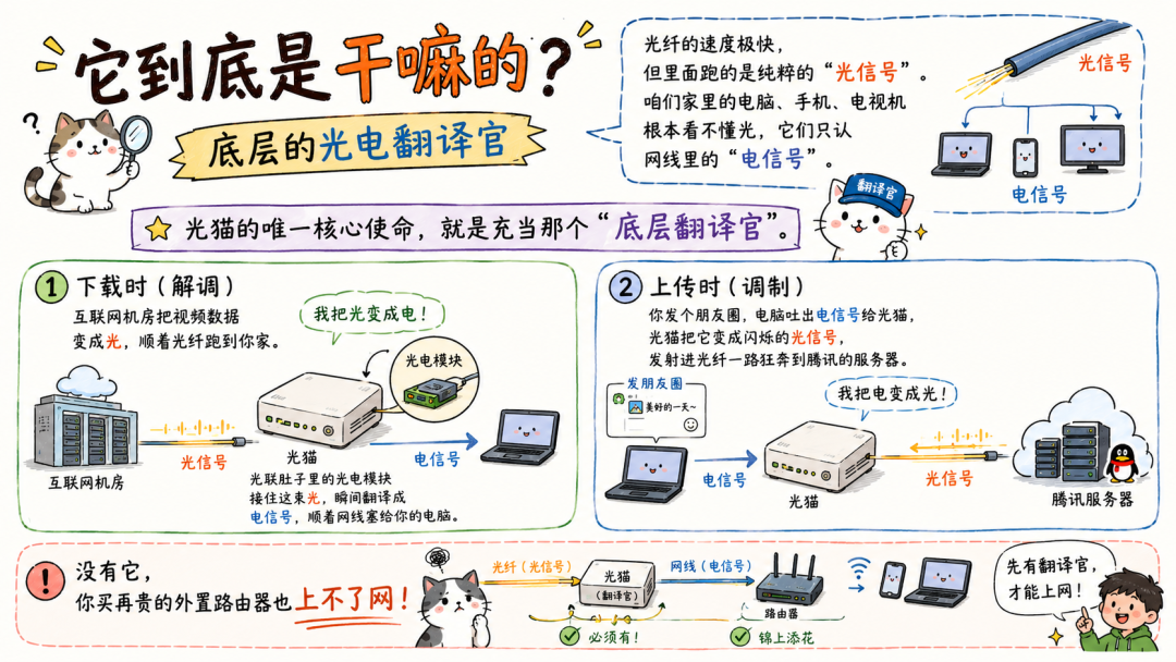 运营商纷纷换装光猫路由一体机,说不用买路由器了?翻完全网实测帖和断流吐槽帖:3类家庭直接用,3类真得自己加一个