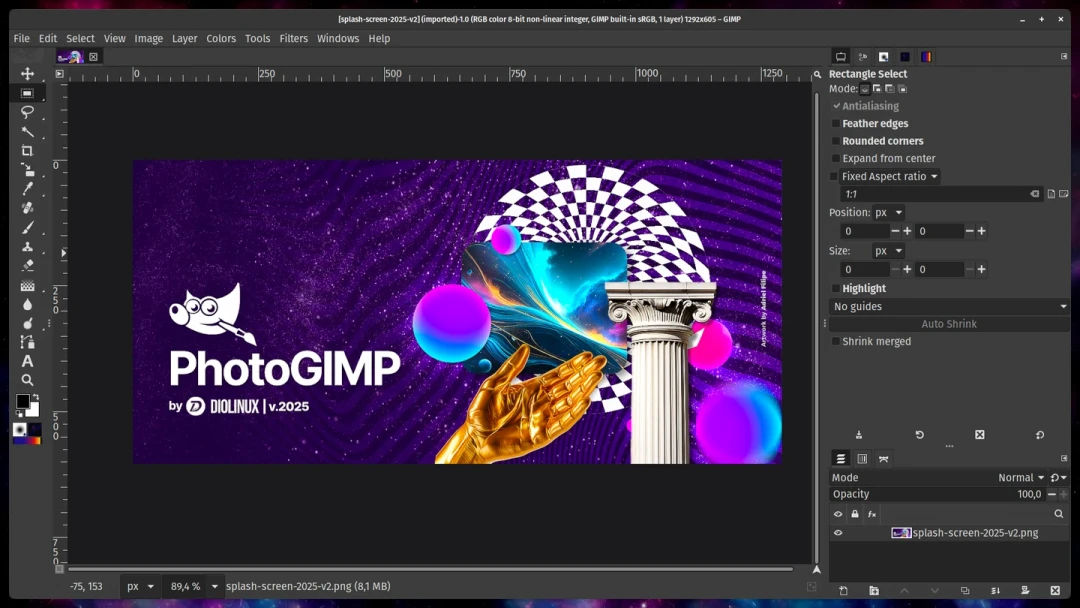 GIMP 3.4 最大的变化是文件格式：XCF 不会消失，但老用户得先弄懂这三件事