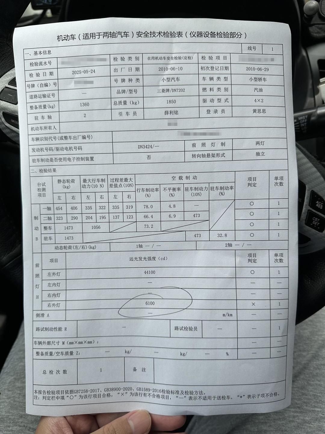 年检尾气不过,