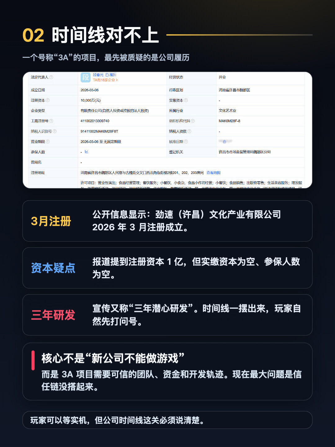 宣传“三年潜心研发”,公司却刚满半岁:许昌自研3A《曹操传》被扒,三国玩家先收收钱包