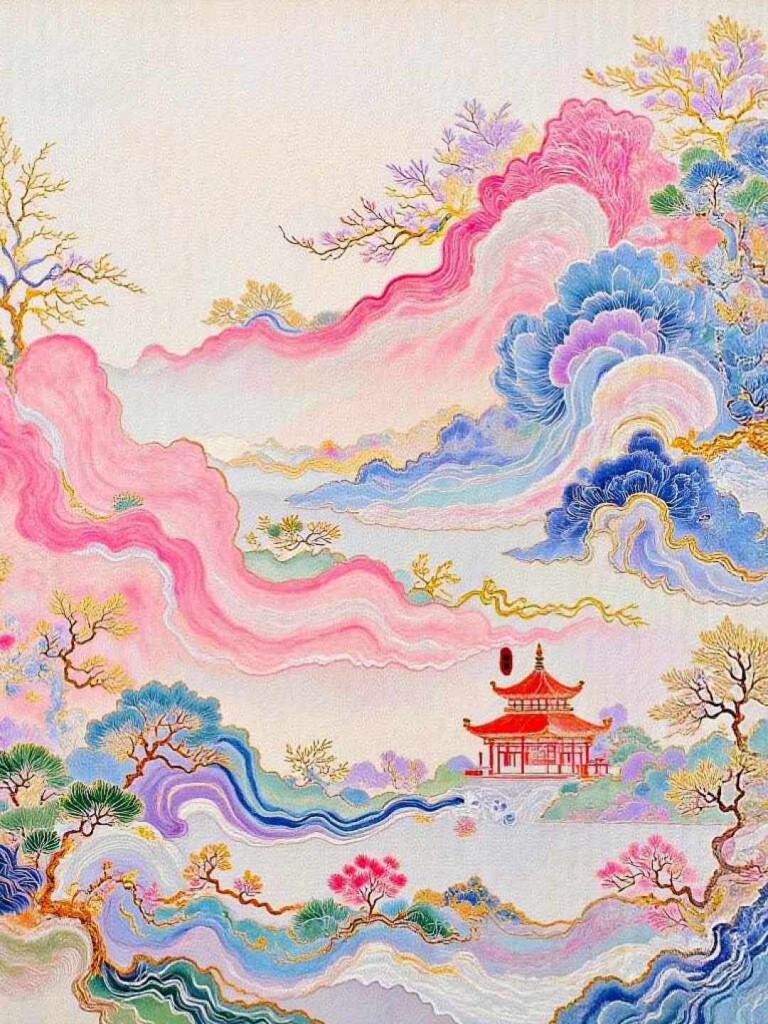 AI画已经混进“彩墨山水”了：真手绘卖600被怀疑是喷绘，5个地方一眼辨真假
