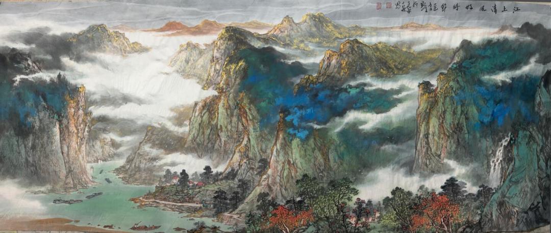 AI画已经混进“彩墨山水”了：真手绘卖600被怀疑是喷绘，5个地方一眼辨真假