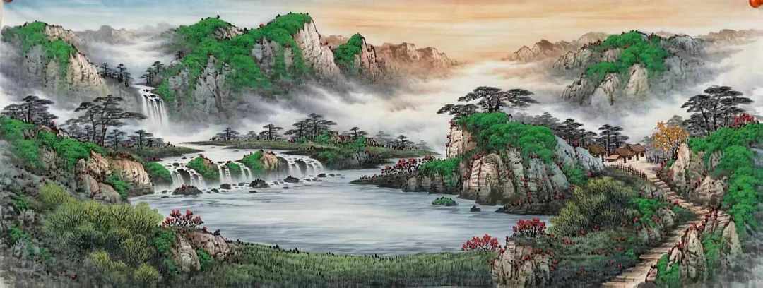 AI画已经混进“彩墨山水”了：真手绘卖600被怀疑是喷绘，5个地方一眼辨真假