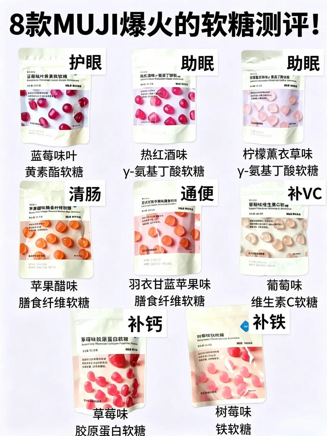 MUJI最火的一排货架不在文具区，在收银台旁：热红酒助眠、羽衣甘蓝社死，软糖到底怎么挑