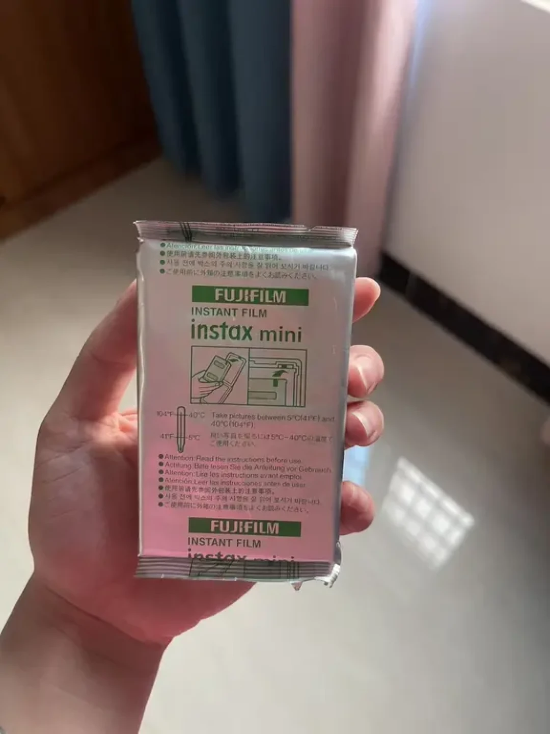 instax mini白边相纸锡纸袋