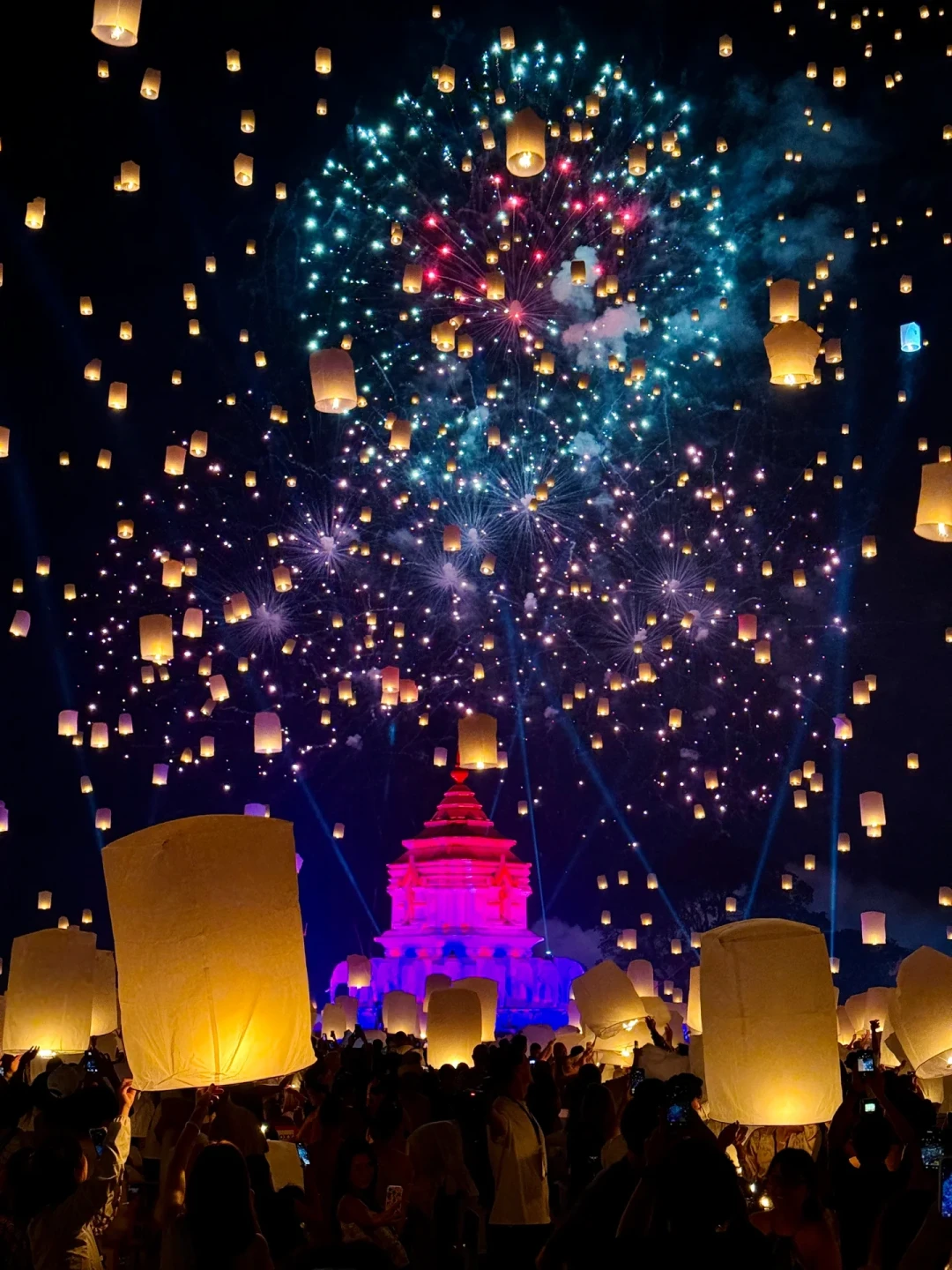 清迈天灯节定档11.24-25:去年9月中旬满票下架,今年3个官方场票价表和3档方案我按预算排好了