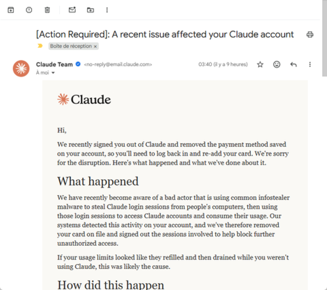 Claude这波大规模盗号:密码改了、双重验证也开着还是被偷——黑客盯上的不再是钱,是你的AI算力