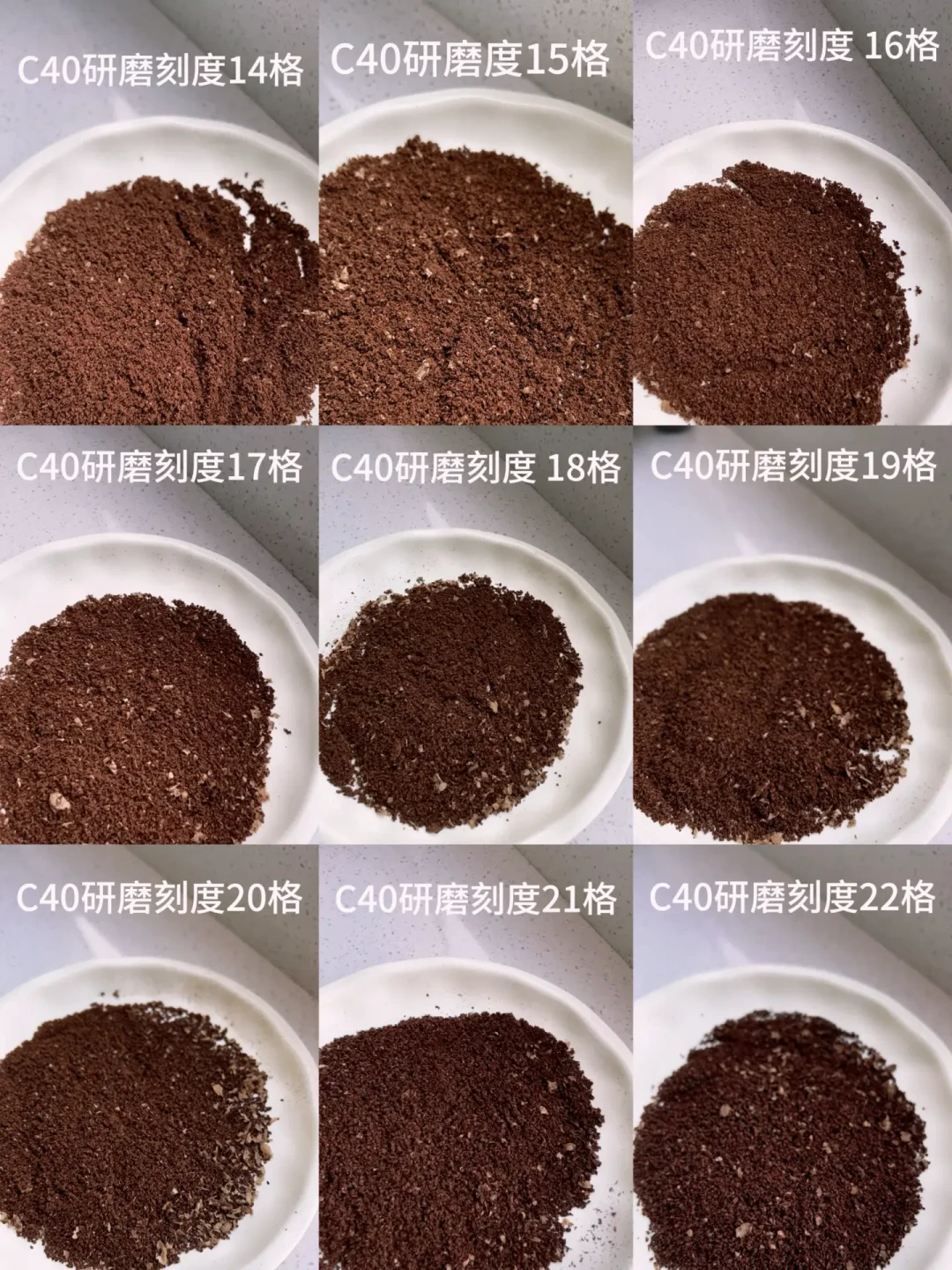 豆袋上印的「C40第24格」,其实是别人家磨豆机的格子