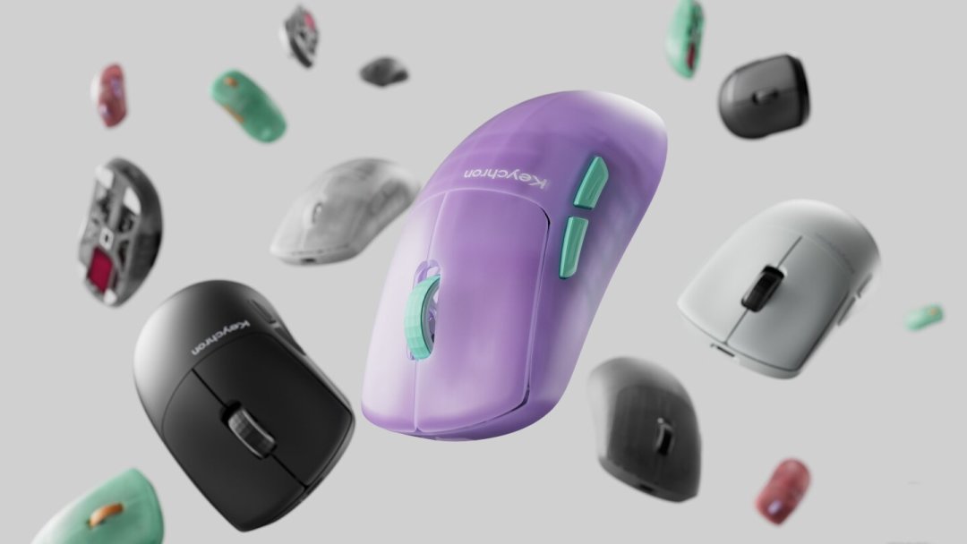 Keychron光磁微动9月上市:1亿次点击寿命对上8K续航35小时,值得等吗?