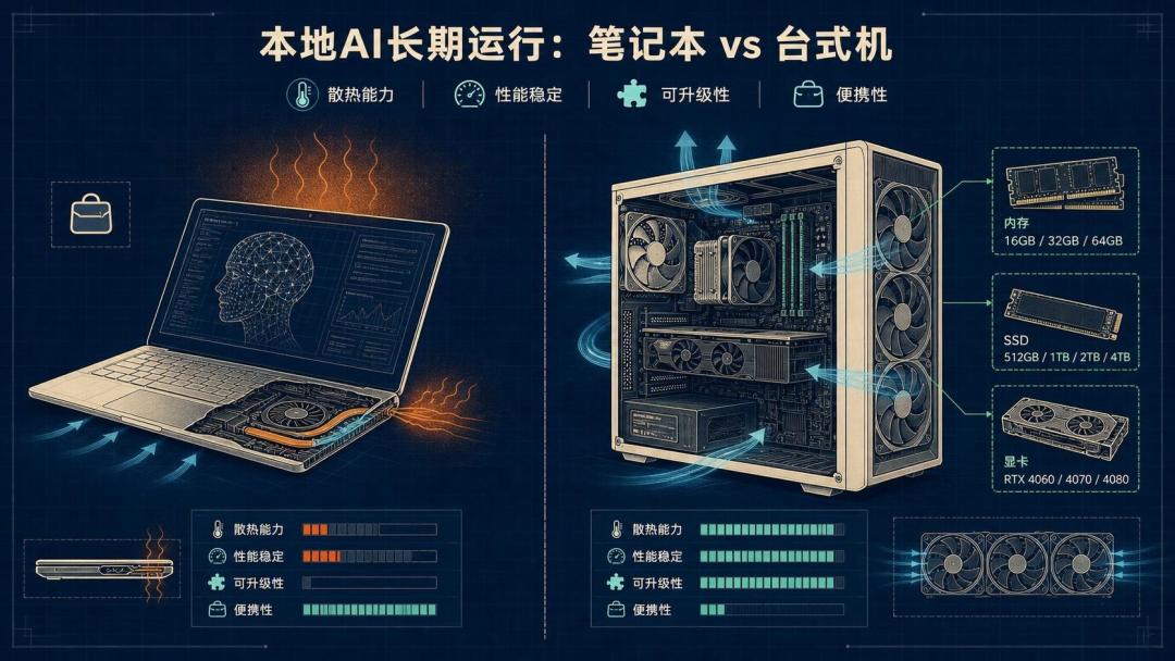 AI PC渗透率过半,均价贵出1200元:笔记本跑本地AI到底要什么配置?三档门槛、三笔账,先分清“贴标”和“跑得动”