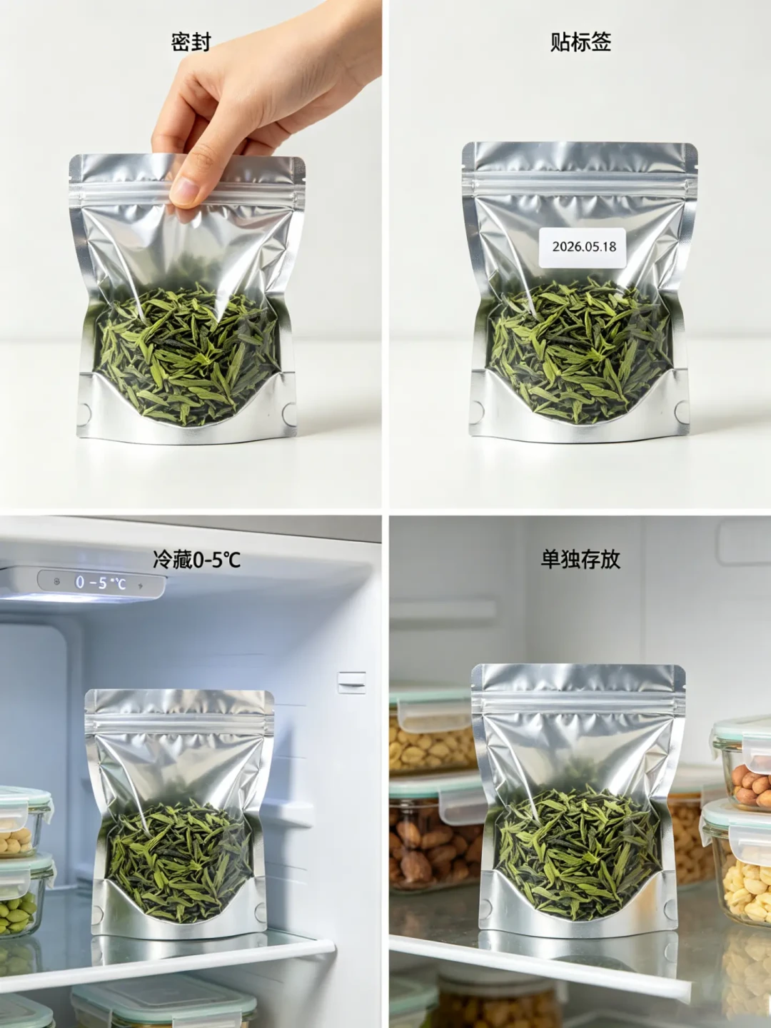 家里的半开封绿茶,9月是最后处置窗口:冷藏还是冷冻、要不要专茶小冰箱,一篇算清
