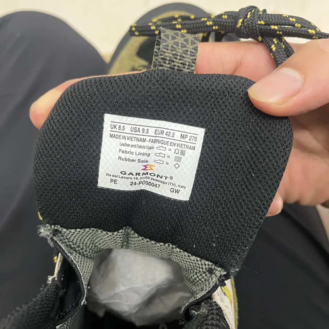 捡漏GARMONT清仓鞋?鞋可能已经“出生”3年:三步验货避坑清单