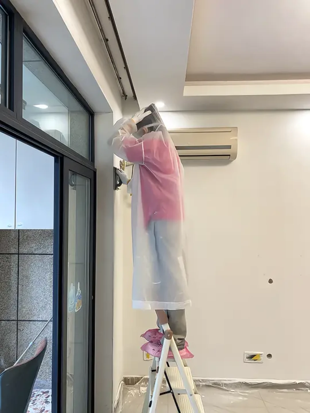 一半晒