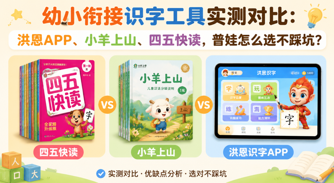 小羊上山490字读完了,一年级就稳了?95.4%覆盖率的背后,差的不是那5%个字