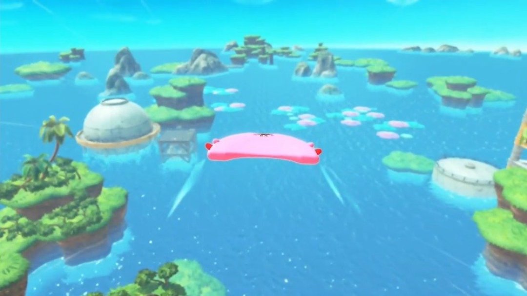 星之卡比探索发现：3D前作的形态演示画面