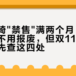 安全座椅"禁售"满两个月：家里的旧椅不用报废，但双11付定金前，请先查这四处