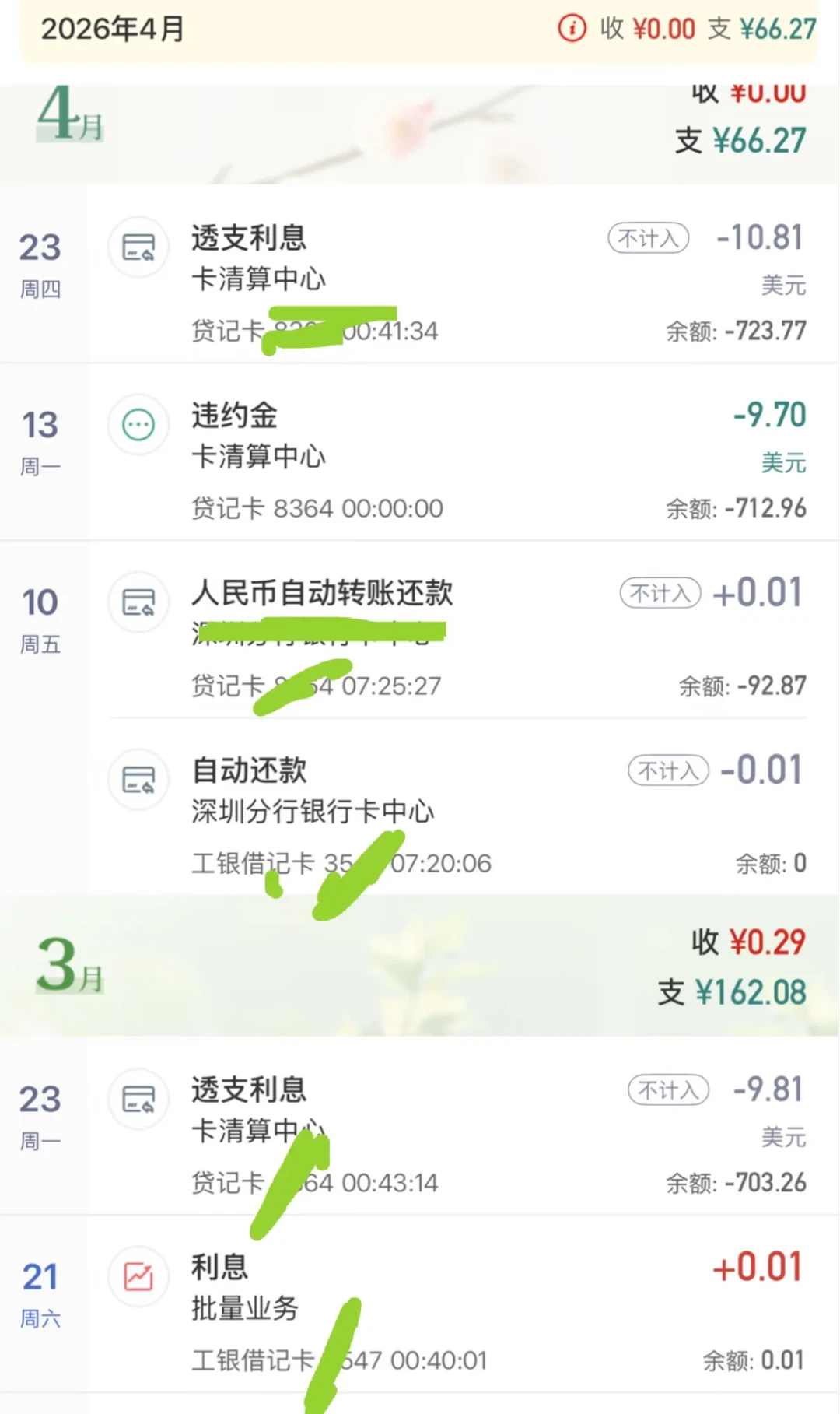 央行那扇征信修复的门3月31日就关了:国庆刷完Visa外币卡,最疼的是这条不给你发提醒的账