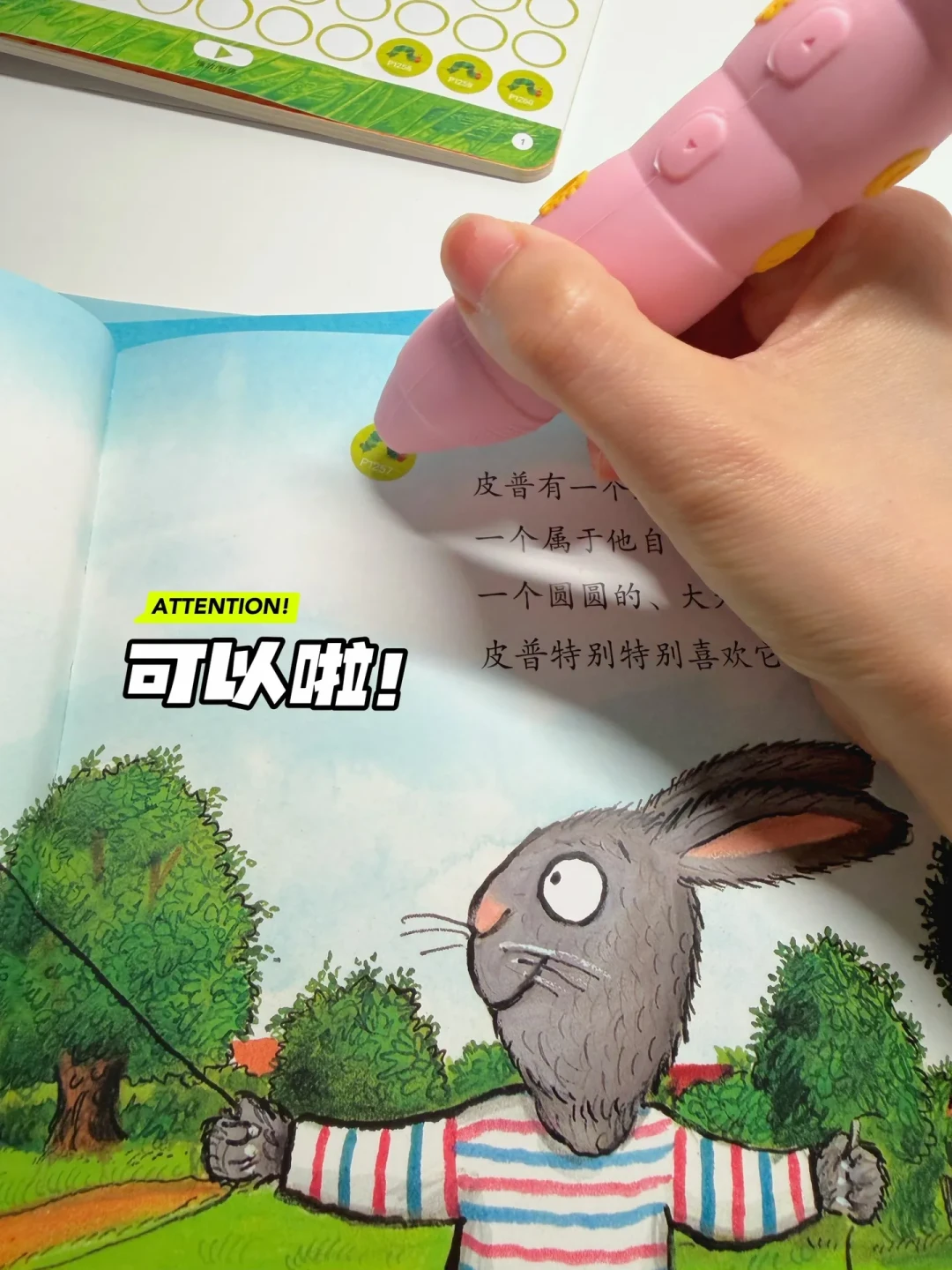 毛毛虫点读笔的