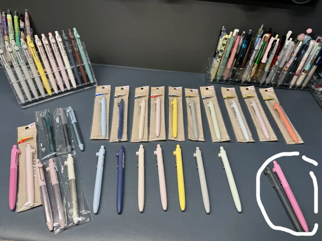 三菱ZNT国行上市满三个月:笔杆便宜40%、替芯10块一支,飞白少了但墨色两拨人吵翻了,0.38还没来——四本账分开算