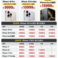 🍎苹果秋季发布会，速看全部新品价格