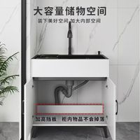小户型厨房救星✨不锈钢一体洗菜盆柜！免打孔超省心