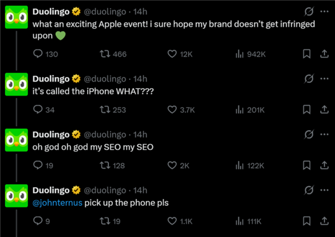 多邻国开撕iPhone Duo!喊话苹果新CEO:我的律师会联系你