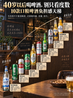 40岁以后喝啤酒，别只盯着度数