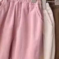 纯棉束脚裤，软到不想脱下来👧