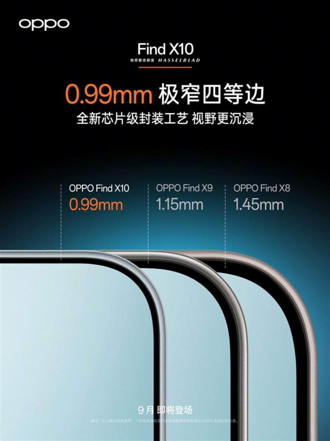 0.99mm极窄四等边！OPPO Find X10挑战物理极限