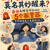 半夜总醒?可能是身体在报警!这5个信号要警惕,别硬扛了