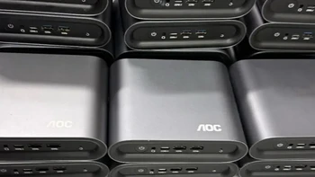 975元！咸鱼大量流出拆机准系统显示器大厂AOC迷你主机，缺陷明显