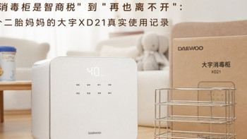 从质疑消毒柜智商税到离不开，二胎妈大宇 XD21 实测