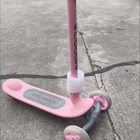 一键折叠收纳｜重力防侧翻｜高度可调｜学步滑行两用🛴