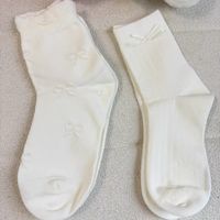 开学刚需小白袜🧦尼多熊秋冬无骨棉袜