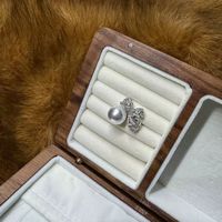 谁懂啊!这枚澳白戒指直接焊在手上💍
