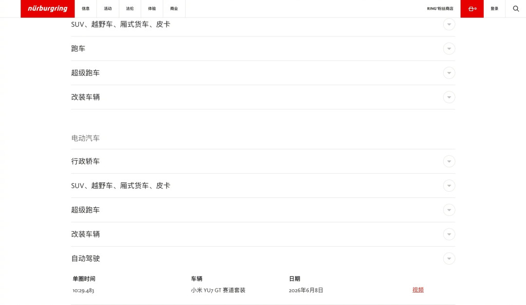 AMG放着手跑纽北两圈远不及10:29,小米那边先有人走了:这个新组别,先查清纪录车的三个身份再谈含金量