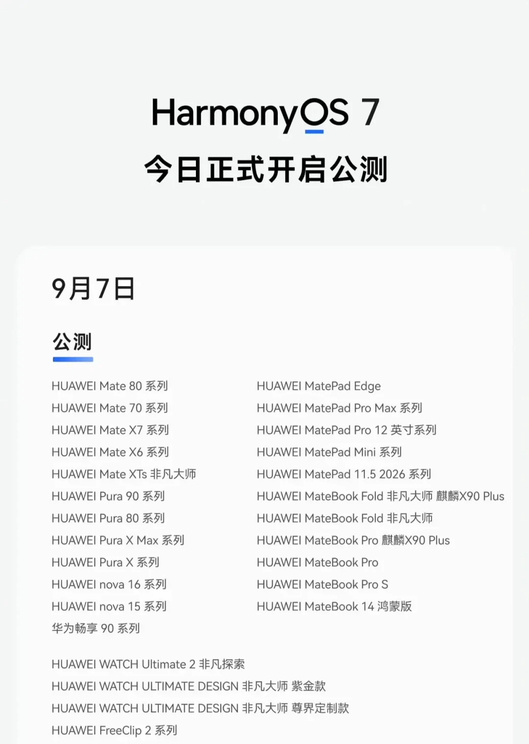 鸿蒙7公测第5天,评论区裂成两半:有人升级立省几十G,有人打王者掉电快、回退3小时数据清空——首批12系现在能升、Mate60/Pura70要等10月,动手前先算完收益账和回退成本
