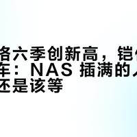 硬盘价格六季创新高，铠侠突然踩了刹车：NAS 插满的人，现在该扩还是该等？