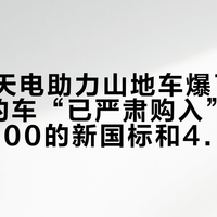 这个秋天电助力山地车爆了：大疆2万的车“已严肃购入”刷屏，但5600的新国标和450的改装不是一回事